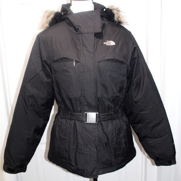 The North Face Jackets & Blazers - The North Face  HyVent Jacket Coat Hood Belt Coat